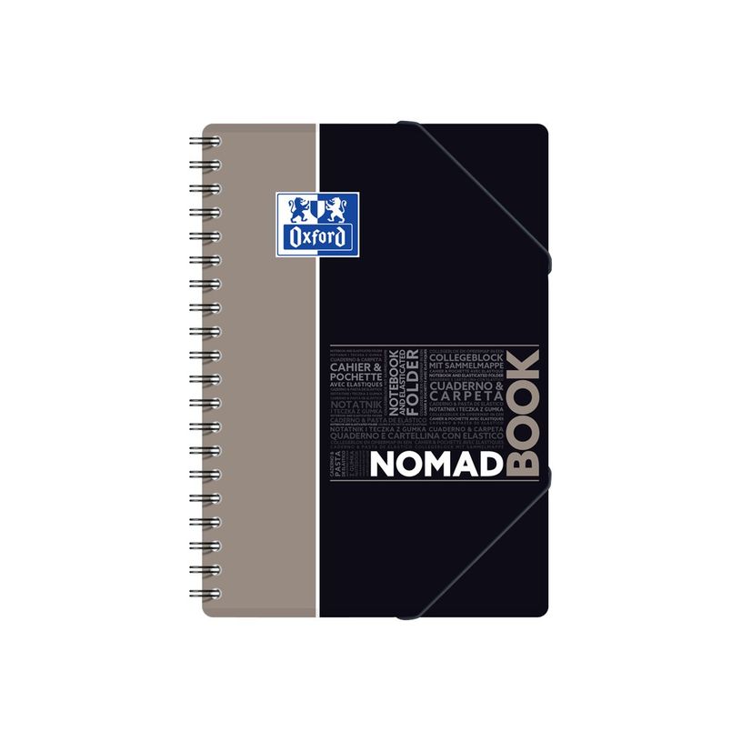 3020120121680-Oxford Etudiants - Cahier Nomadbook B5 (19 x 25 cm) avec pochettes 3 rabats - 160 pages - petits carreaux (5x5 mm) - double spirale - disponib-P_79434750_4-3