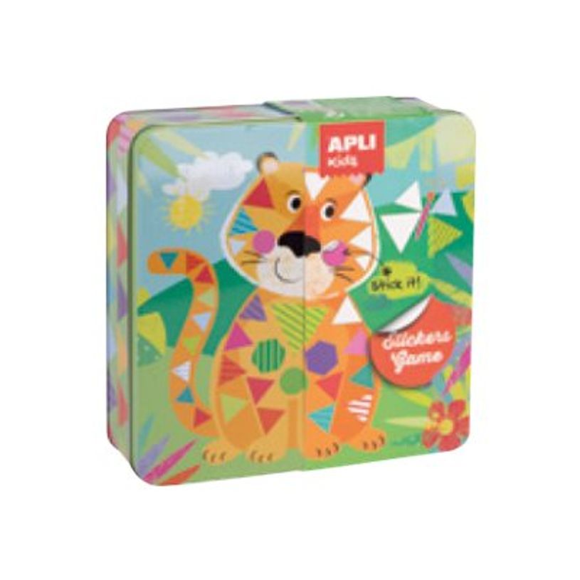 8410782152231-Apli Kids - Boîte métallique jeu de gommettes - tigre-P_79434904_1-0