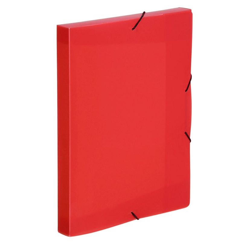 3135250213430-Viquel Propyglass - Boîte de classement plastique - dos 30 mm - rouge-P_79435030_1-0