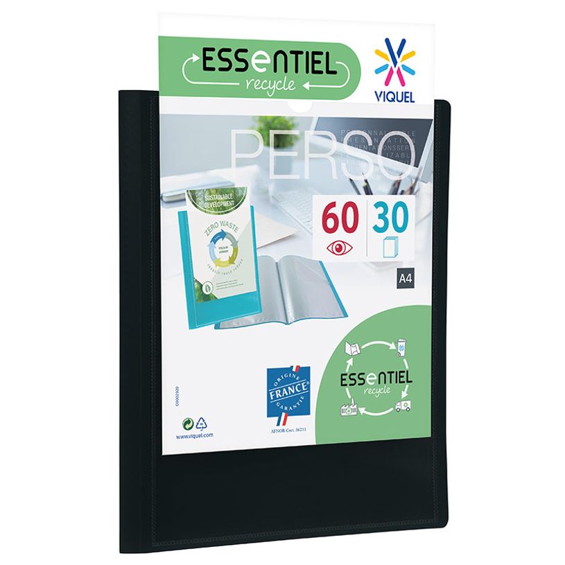 3135250428056-Viquel - Porte vues personnalisable - 60 vues - A4 - noir-P_79435038_1-0