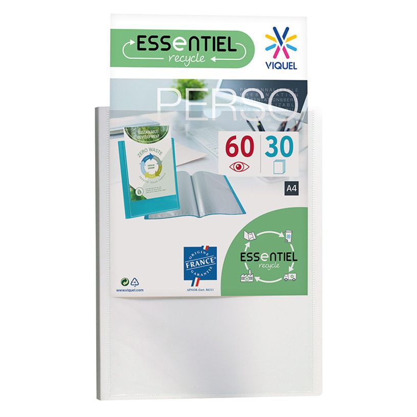 3135250428148-Viquel - Porte vues personnalisable - 60 vues - A4 - blanc-P_79435039_1-0
