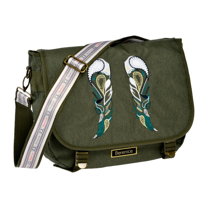 3281640456267-Berenice Besace 40 cm kaki ou bleu 1 compartiment Alpa -P_79435219_1-0