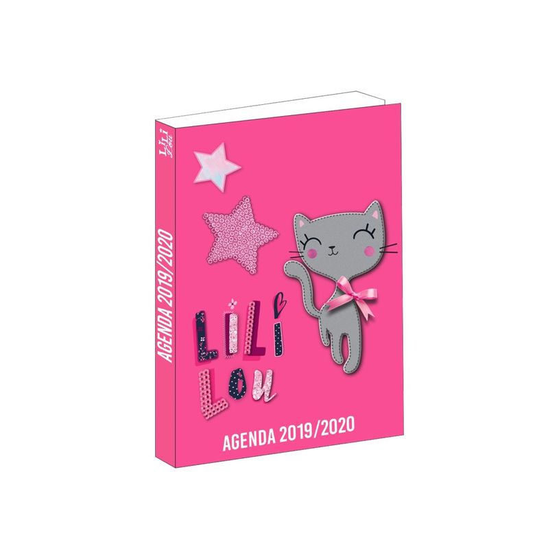 4891320429987-Lililou Agenda Rose 1 Jour par page 12X17cm 269 pages Bagtrotter -P_79435318_1-0