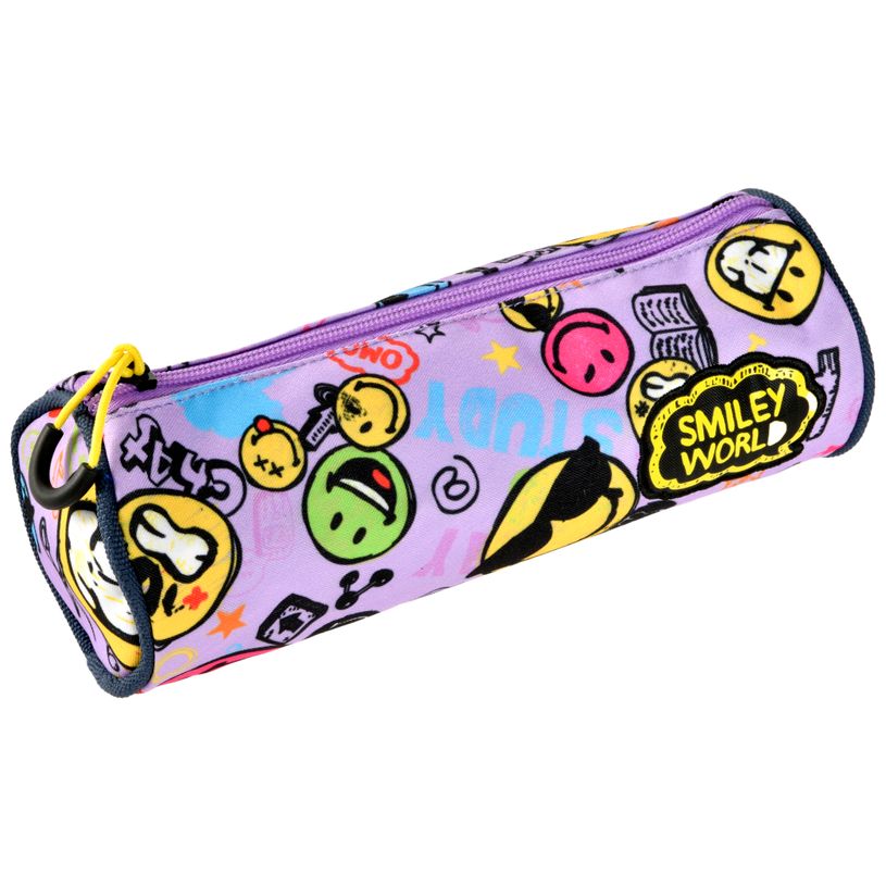 3281640452207-Smiley World Trousse Ronde 22 cm 1 compartiment Alpa -P_79435487_1-0