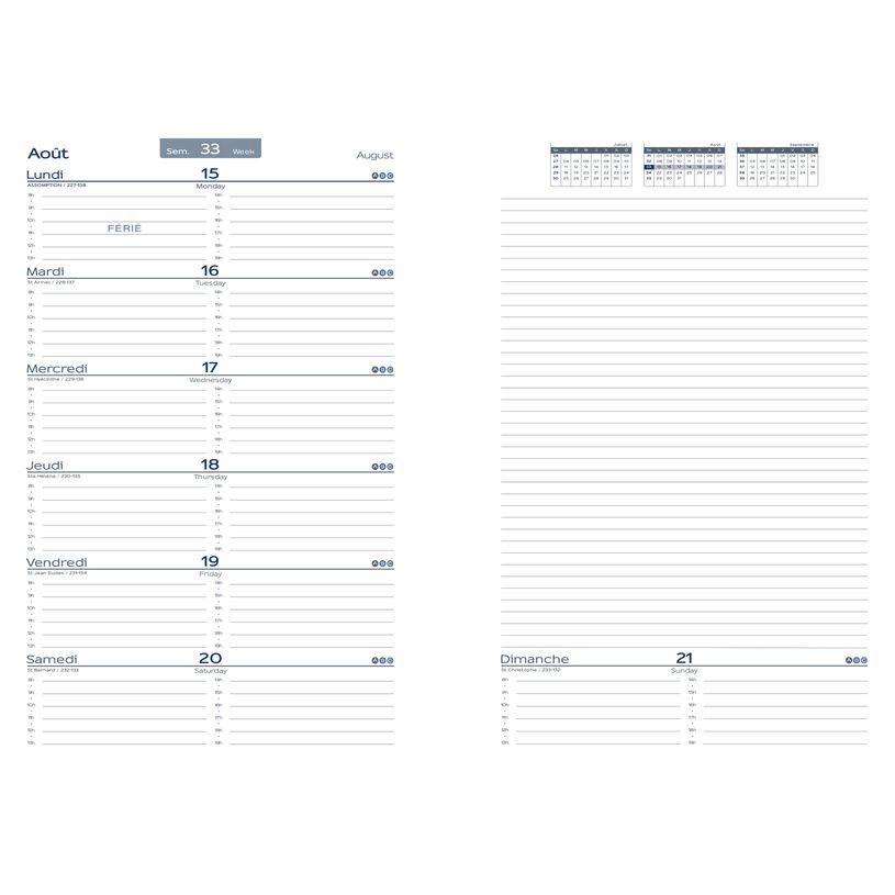 3147280101366-Agenda Lecas Tandem - 1 Semaine sur 2 pages - 16 x 24 cm - différents modèles disponibles-P_79435656_5-4