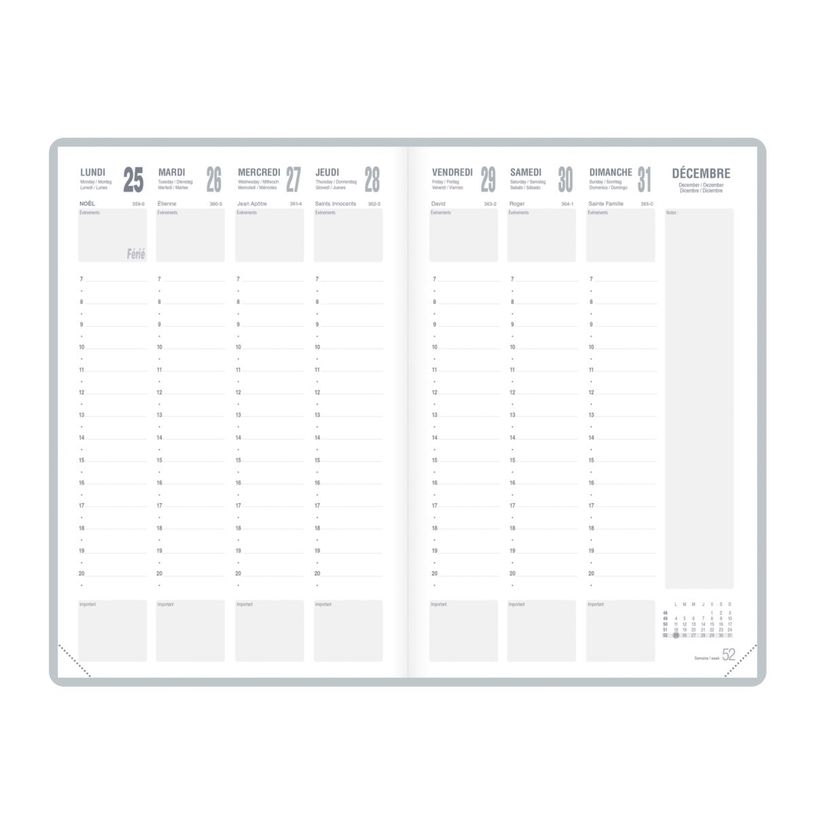 3147280102455-Agenda Lecas Classique Eco - 1 semaine sur 2 pages - 16 x 24 cm - noir-P_79435660_6-4