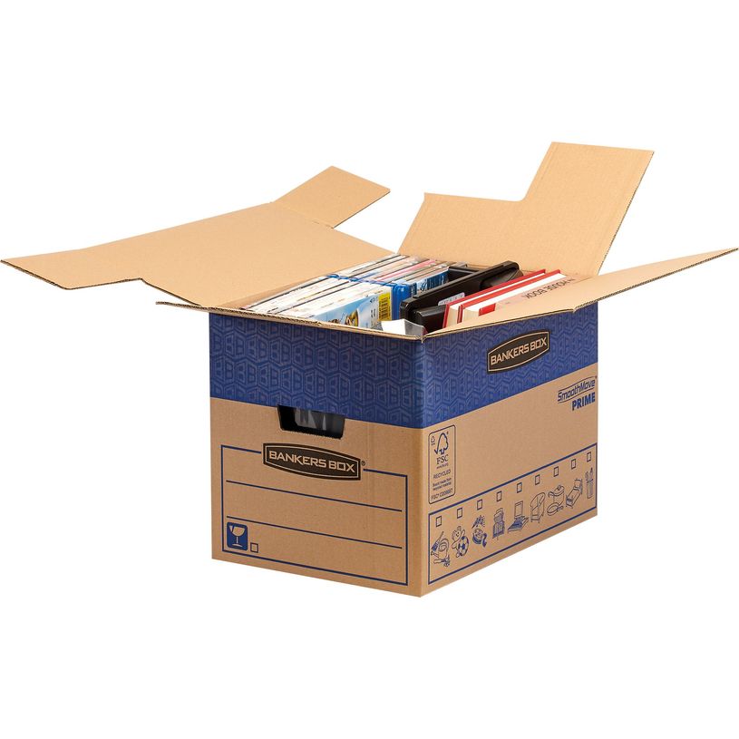 2012349438961-5 Cartons déménagement 37,5L - Bankers Box SmoothMove FastFold Fellowes-P_79435734_7-6