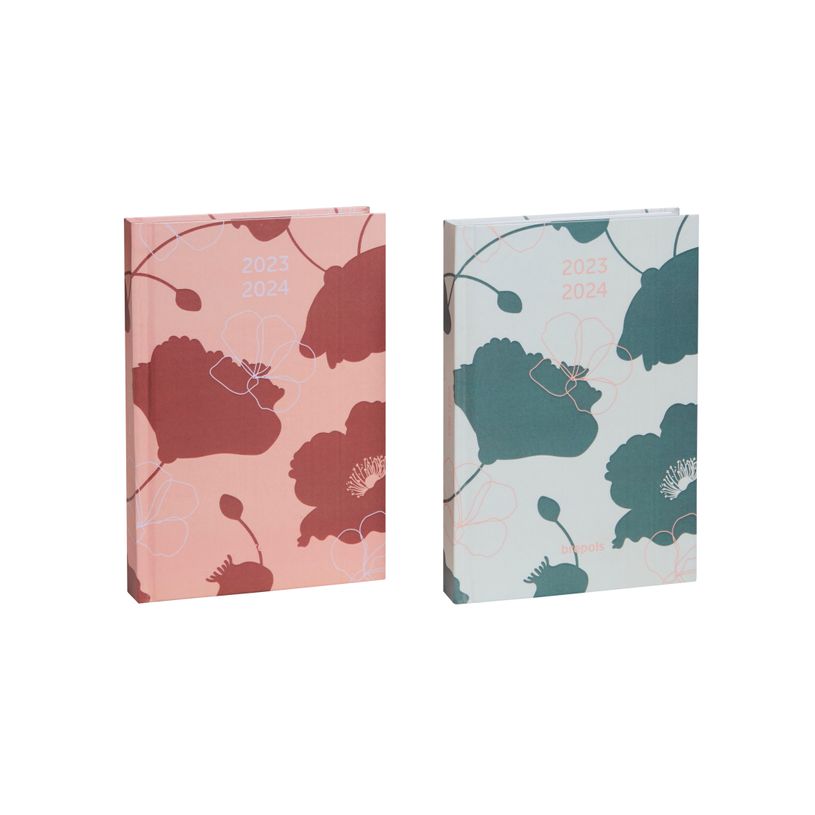 5412303376747-Agenda Blossom - 1 semaine sur 2 pages - 9 x 16 cm - 2 modèles disponibles - Brepols-P_79435855_2-0
