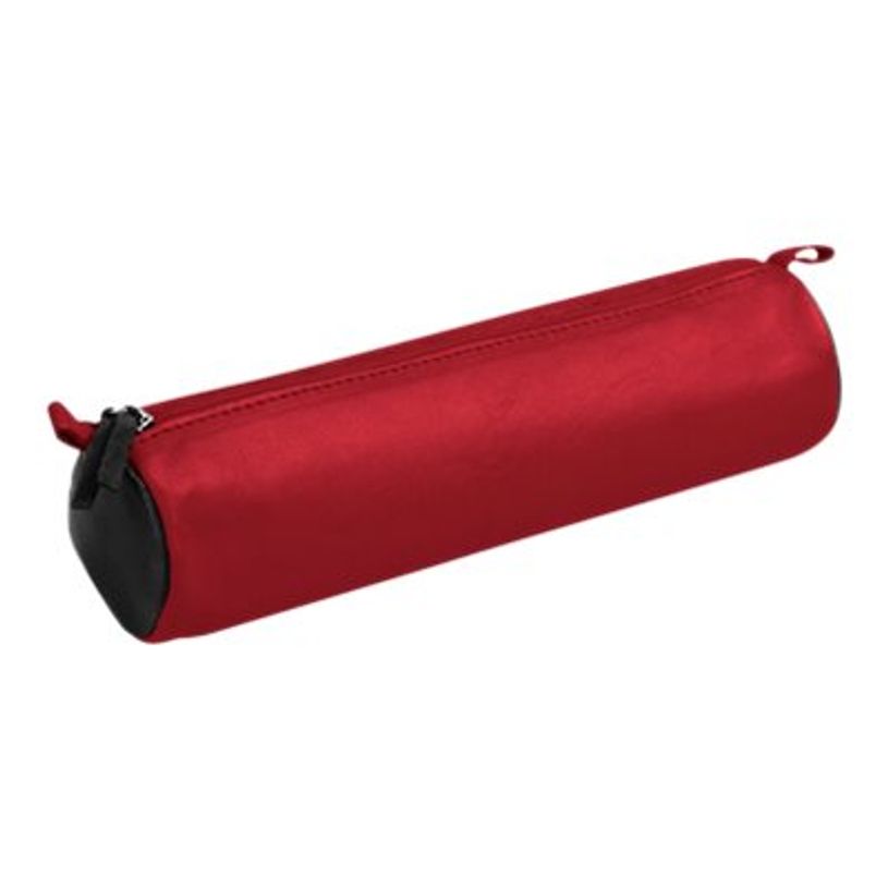 3329680083880-Clairefontaine - Trousse ronde - cuir - bicolore noir/rouge-P_79435882_1-0