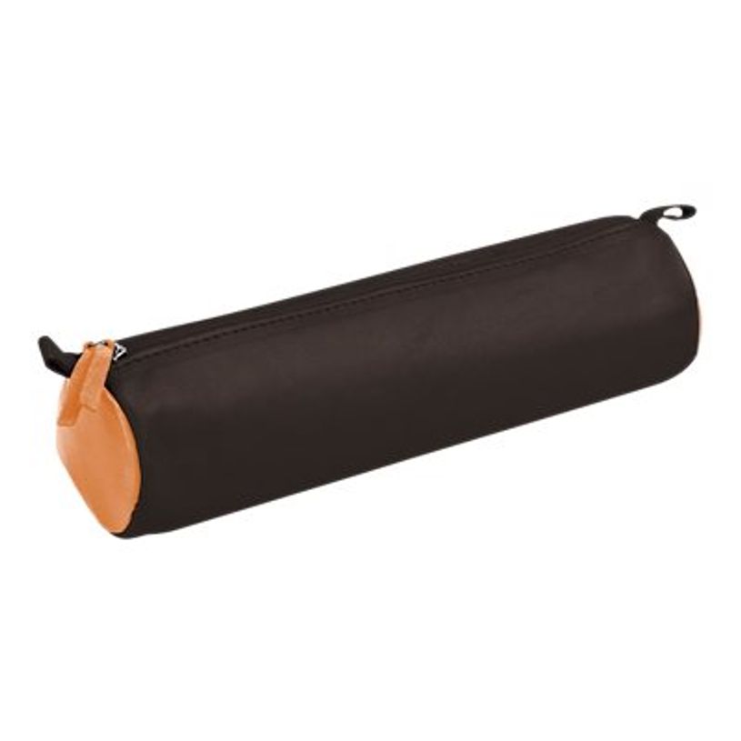 3329680083903-Clairefontaine - Trousse ronde - cuir - bicolore marron/naturel-P_79435884_1-0