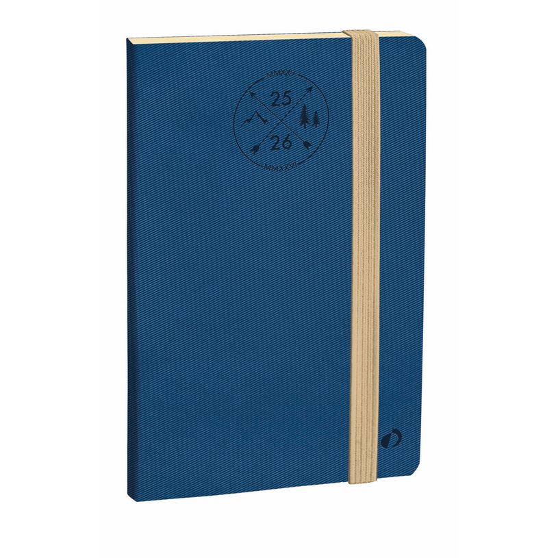 3371010426157-Agenda à élastique Everest Horizontal 16 mois - 1 semaine sur 2 pages - 16 x 24 cm - bleu-P_79436085_2-0