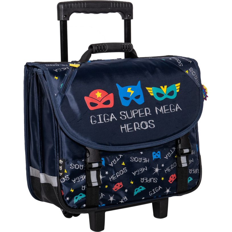 3661507024868-Cartable à roulettes Super Mask 41 cm 2 compartiments Kid'Abord -P_79436139_1-0