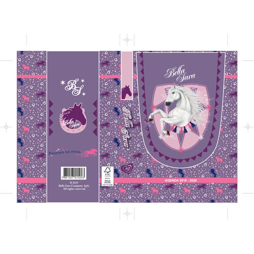 3661507515243-Bella Sara Agenda Ethnic 1 Jour par page 12X17cm 352 pages Kid'Abord -P_79436239_1-0