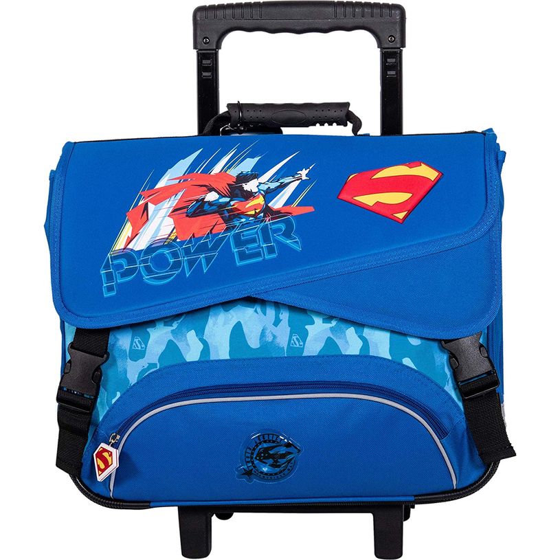 3661507724225-Superman Sac à dos à roulettes 41 cm 2 compartiments Kid'Abord -P_79436273_1-0
