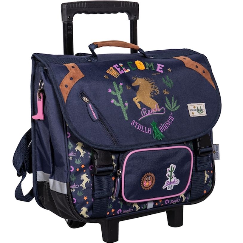 3661507924168-Stalla Bianca Cartable à roulettes Ranch 41 cm Kid'Abord -P_79436289_1-0