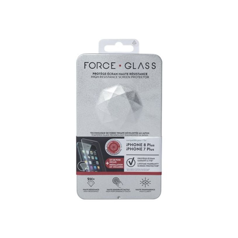 3571211365815-Force Glass - Protection d'écran - verre trempé pour iPhone 7+/8+-P_79436552_1-1