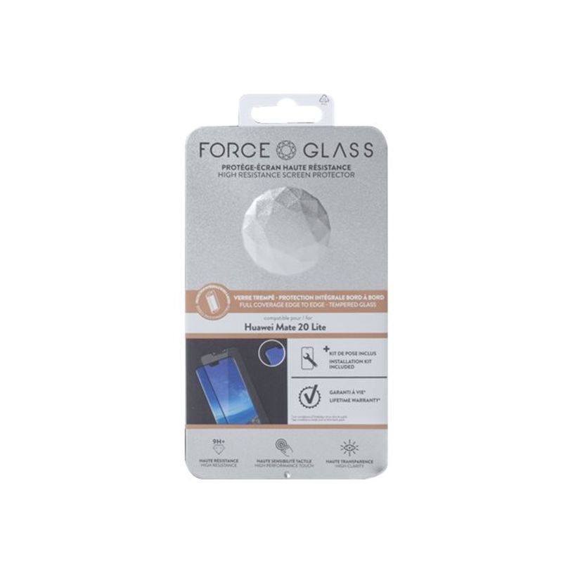 3571211397380-Force Glass - protection d'écran - verre trempé pour Huawei Mate 20 Lite-P_79436582_1-2