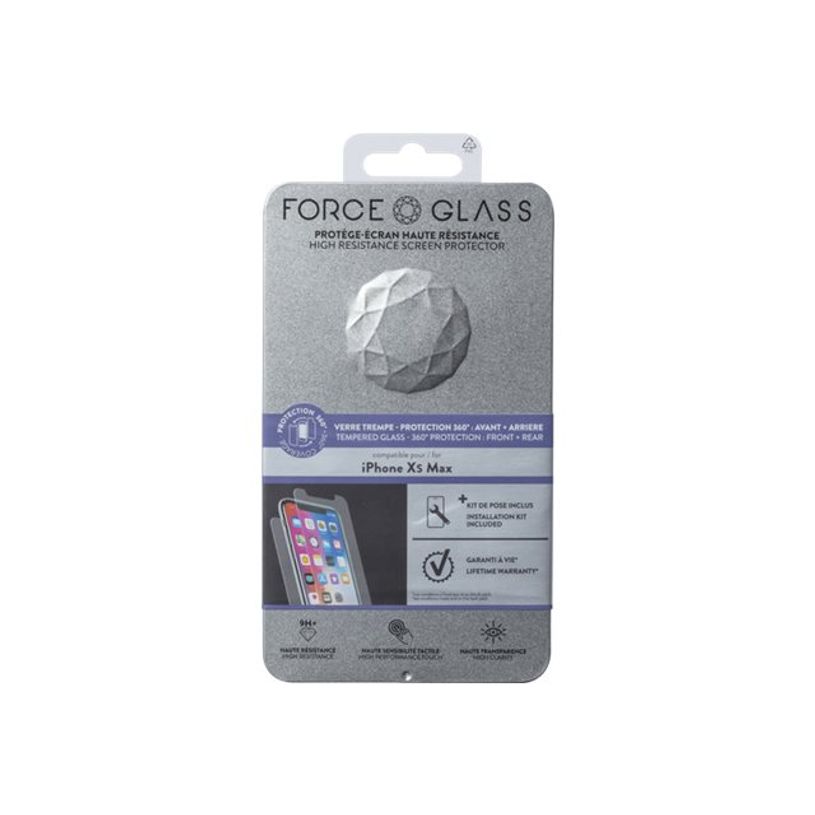 3571211398981-Force Glass - Protection d'écran - verre trempé pour iPhone XS Max/11 Pro Max-P_79436585_1-1