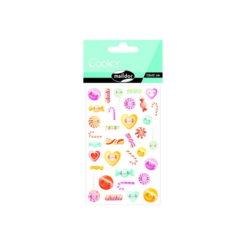 3609510900311-Maildor - 1 feuille gommettes kawai bonbons-P_79436844_1-1