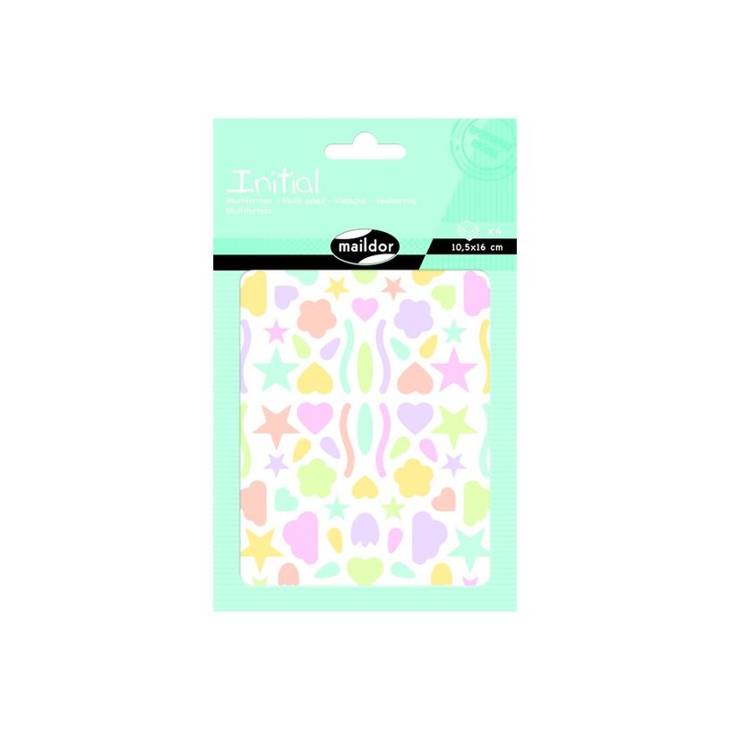 3609510910464-Maildor - 4 feuilles gommettes multiformes - coloris assortis-P_79436882_1-2
