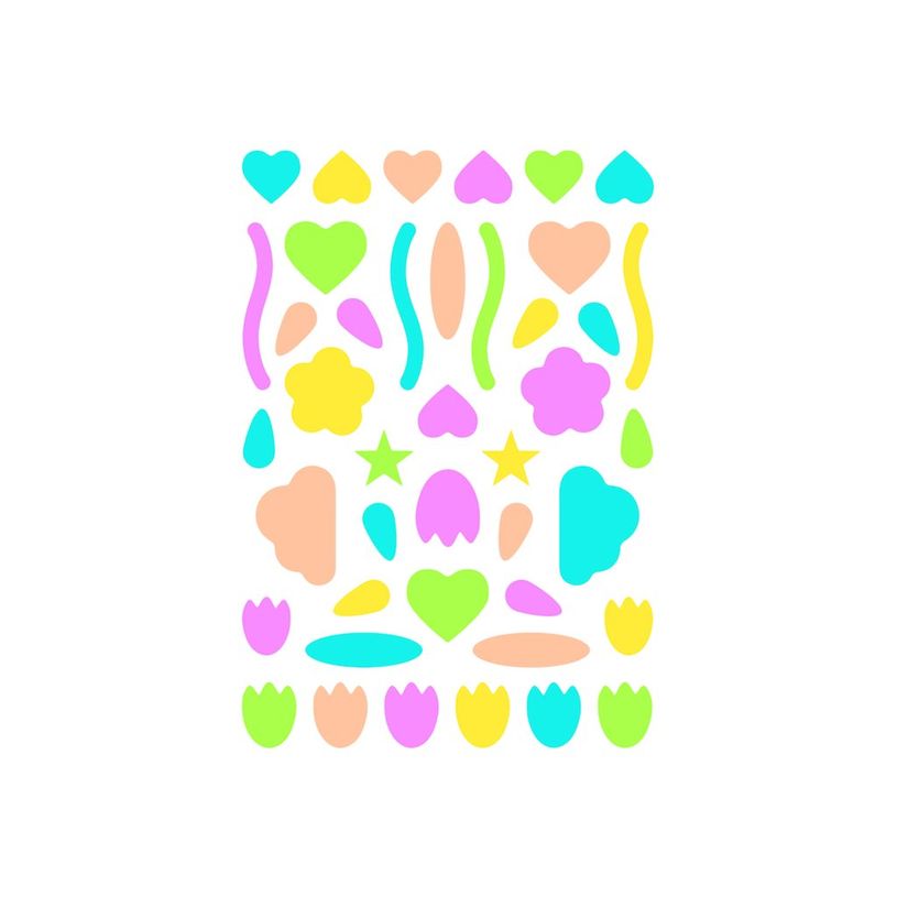 3609510910495-Maildor - 6 feuilles gommettes multiformes - fluo-P_79436885_2-0