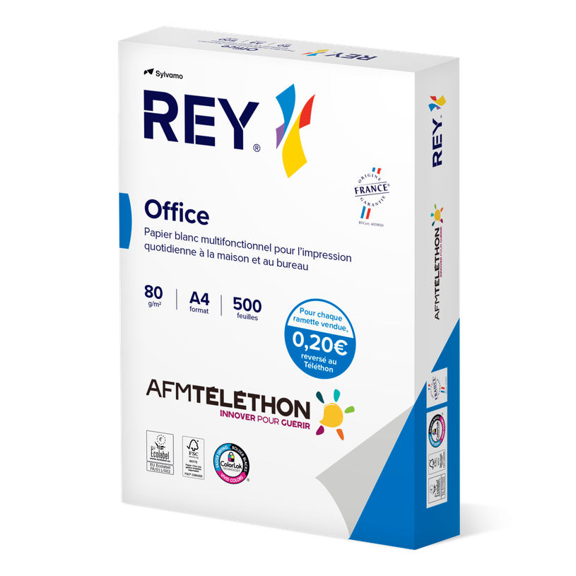 3141728704768-Rey Office - Papier blanc - A4 (210 x 297 mm) - 80 g/m² - Ramette de 500 feuilles-P_79437195_1-0