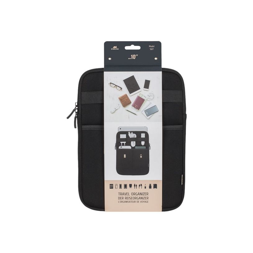 4260403573730-RIVACASE Antishock 5612 - Etui pour câbles et chargeurs - oragnisateur de voyage - pour ta-P_79437653_1-3