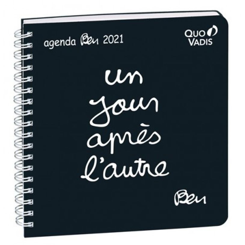 3371010429967-Ben Art jour - Agenda spiralé 1 semaine sur 2 pages - 16 x 16 cm - Quo Vadis-P_79438214_2-0