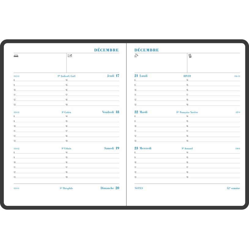 3660942065580-Agenda Volga Semainier Pratic - 1 semaine sur 2 pages - 14 x 18 cm - disponible dans diffé-P_79438240_8-5