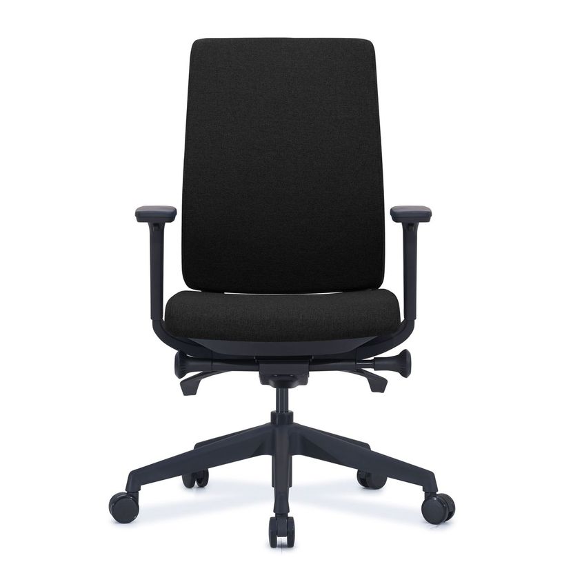 3700339883578-Fauteuil de bureau LEWIS - accoudoirs réglables - appui-tête en option - noir-P_79438601_2-1
