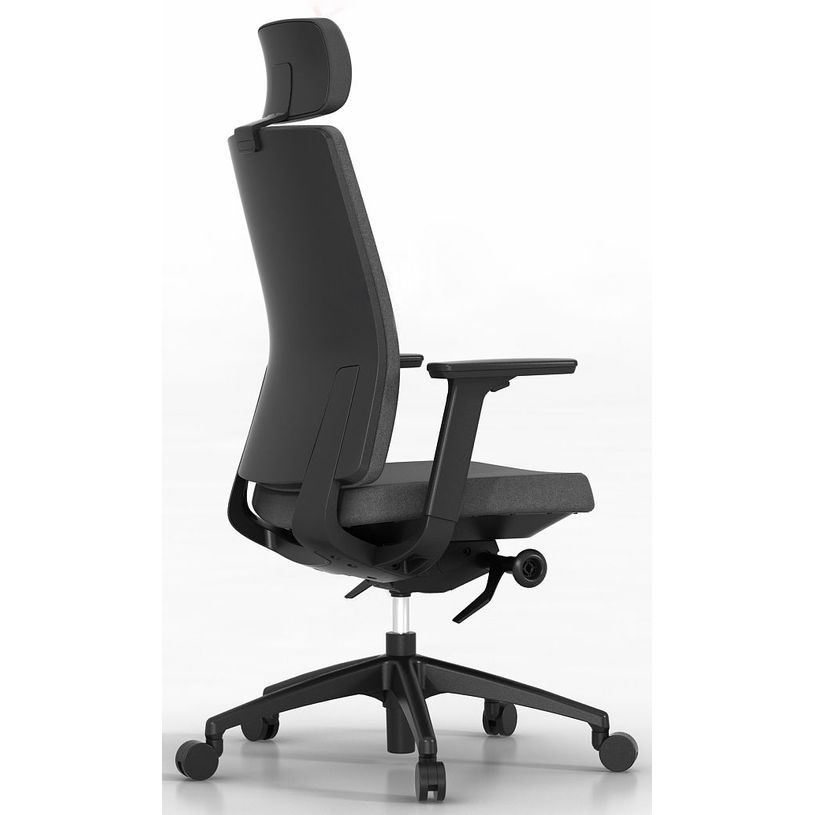 3700339883578-Fauteuil de bureau LEWIS - accoudoirs réglables - appui-tête en option - noir-P_79438601_4-3