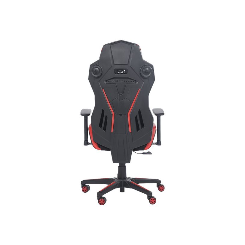 3701338800740-Fauteuil gamer ONLINE - accoudoirs réglables - enceintes intégrées - noir et rouge-P_79438613_4-3