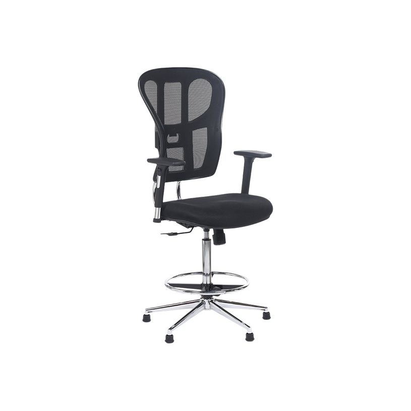3701338800788-Fauteuil Haut TANET - hauteur réglable - accoudoirs règlable - noir-P_79438617_2-1