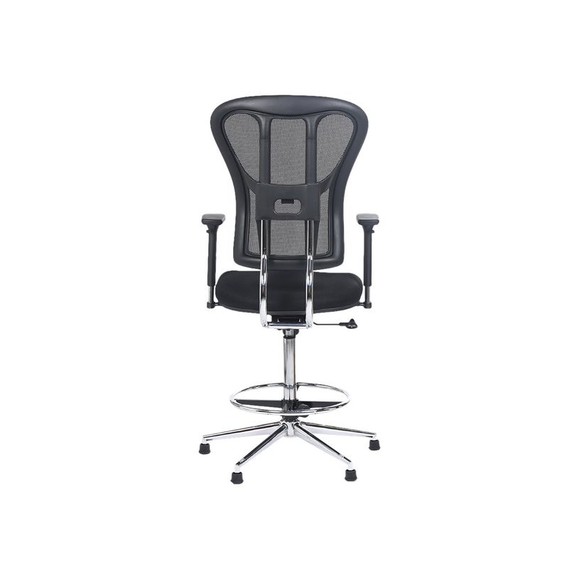 3701338800788-Fauteuil Haut TANET - hauteur réglable - accoudoirs règlable - noir-P_79438617_3-2
