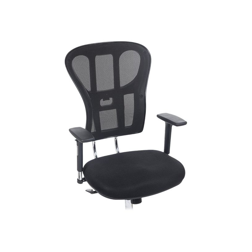 3701338800788-Fauteuil Haut TANET - hauteur réglable - accoudoirs règlable - noir-P_79438617_6-5