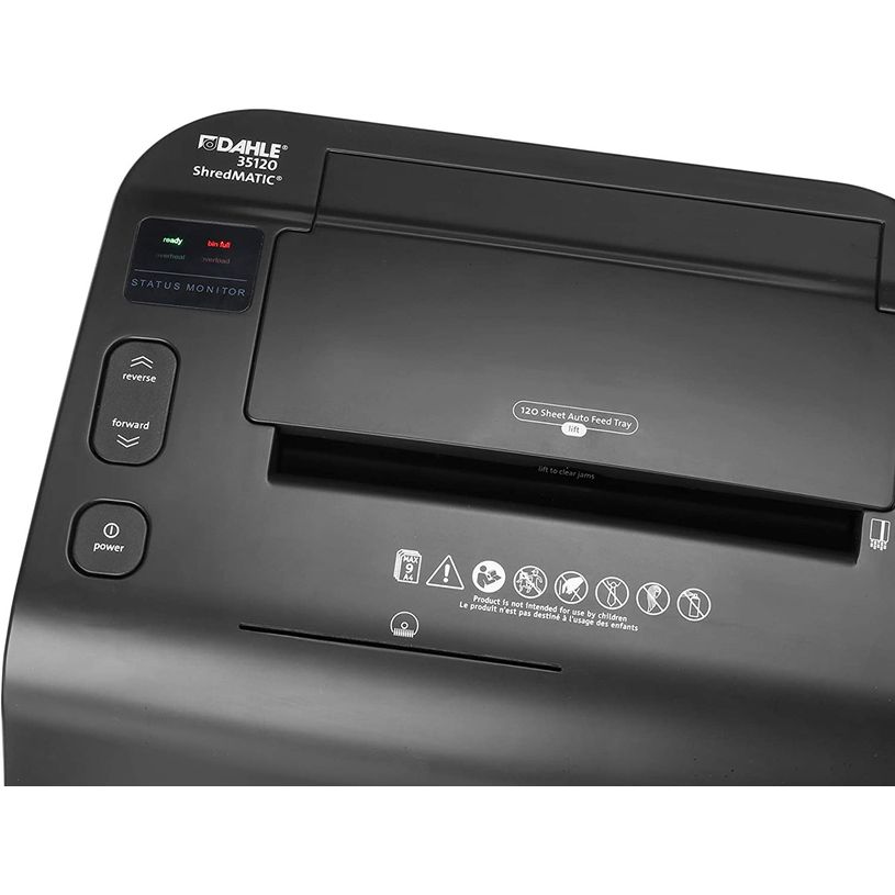 4009729067529-Dahle ShredMATIC 35120 - destructeur de documents coupe croisée - 120 feuilles - Corbeille-P_79439055_5-4