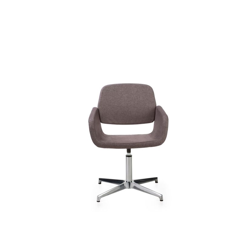 2012349446690-Chaise AITA - dossier bas - siège pivotant - pietement aluminium - tissu gris-P_79439419_2-1