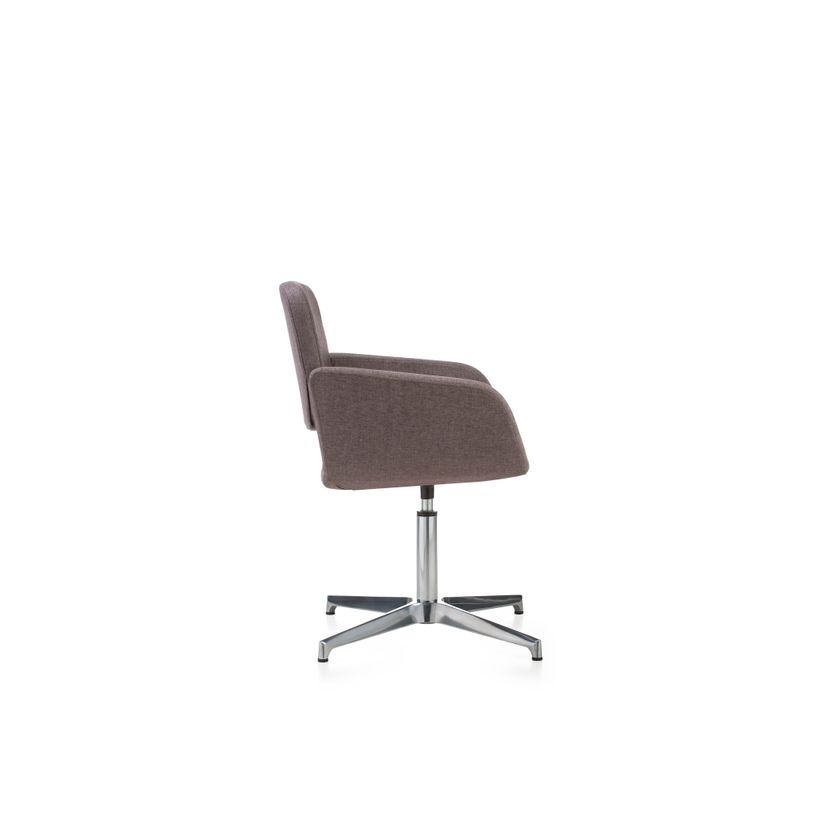 2012349446690-Chaise AITA - dossier bas - siège pivotant - pietement aluminium - tissu gris-P_79439419_4-3