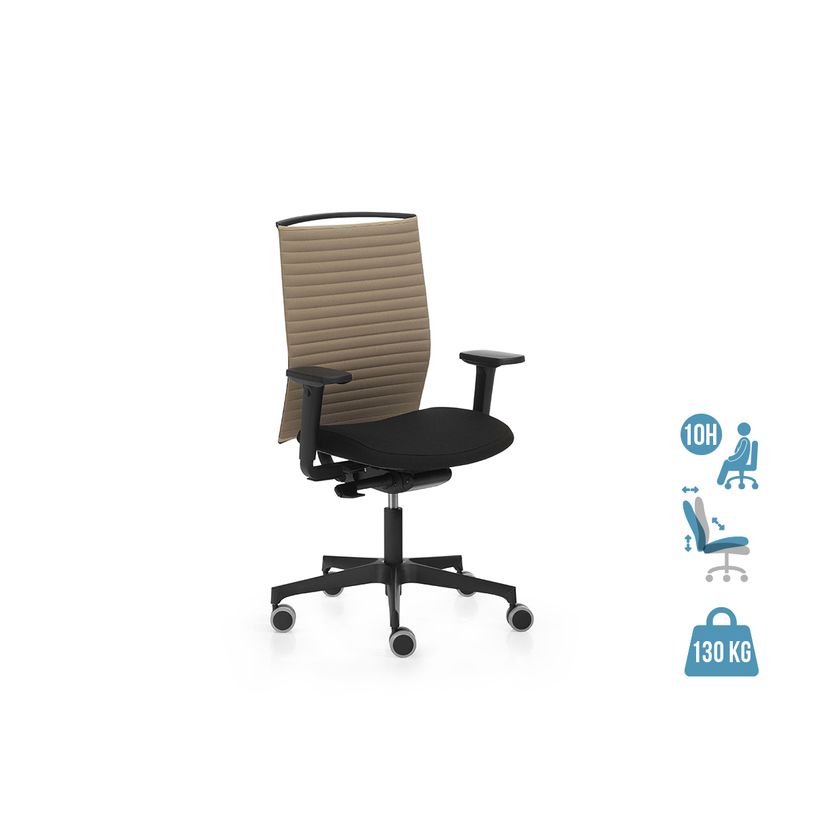 2012349447796-Fauteuil de bureau ergonomique ATIKA - accoudoirs en option - appui-tête non inclus - noir-P_79439474_1-0