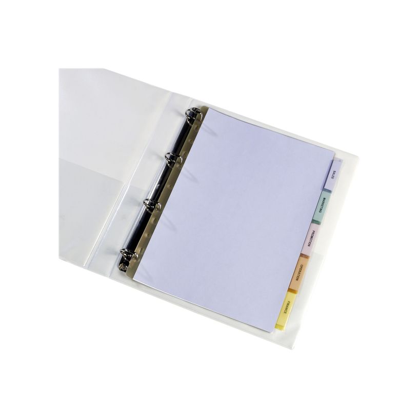 5014702814327-Avery - Intercalaire personnalisable 12 positions - A4 Maxi - polypropylène résistant-P_79439756_3-1