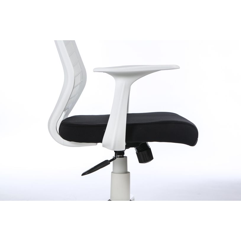 3760185028257-Fauteuil de bureau NEWTON - accoudoirs fixes - housse pour dossier en option - Noir, base b-P_79439764_7-6