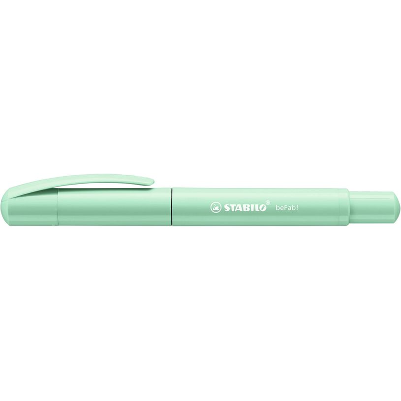 4006381538930-STABILO beFab! - Roller encre bleue - 0,5 mm - corps large - vert pastel-P_79439922_2-1