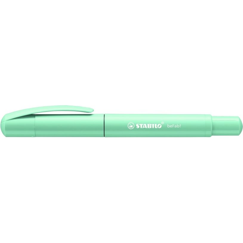 4006381538954-STABILO beFab! - Roller encre bleue - 0,5 mm - corps large - turquoise-P_79439923_2-1