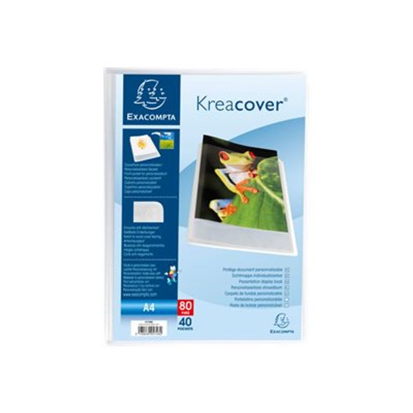 3130630057482-Exacompta KreaCover - Porte vues personnalisable - 80 vues - A4 - cristal-P_79440025_1-0
