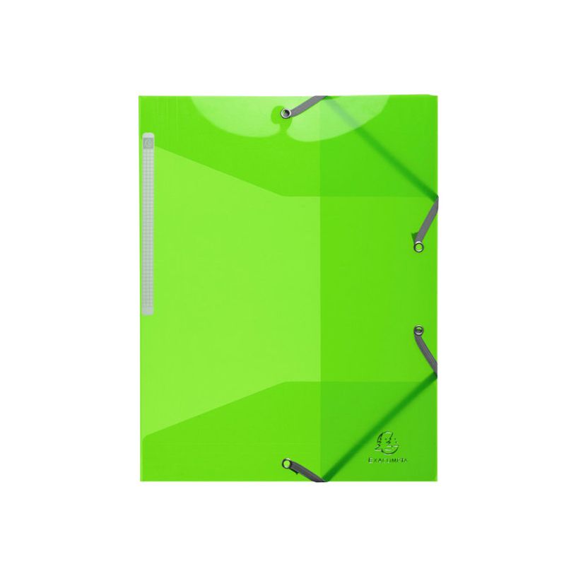 3130630556732-Exacompta Iderama PP - Chemise polypro à rabats - A4 - pour 250 feuilles - vert anis-P_79440073_1-0