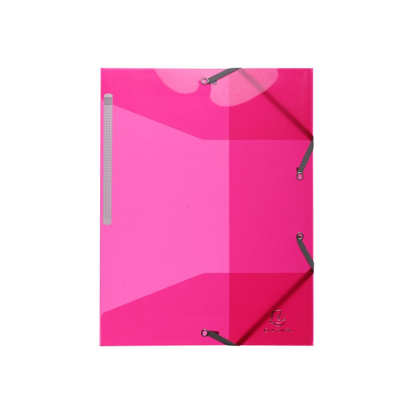 3130630556749-Exacompta Iderama PP - Chemise polypro à rabats - A4 - pour 250 feuilles - rose-P_79440074_1-0