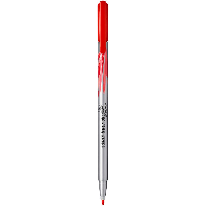 3086123514898-BIC Intensity - Feutre fin - pointe moyenne - rouge-P_79440291_1-0