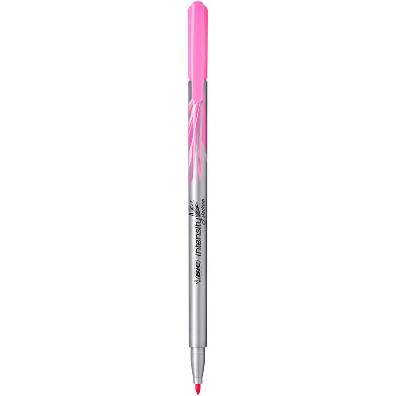 3086123514928-BIC Intensity - Feutre fin - pointe moyenne - rose-P_79440294_1-0