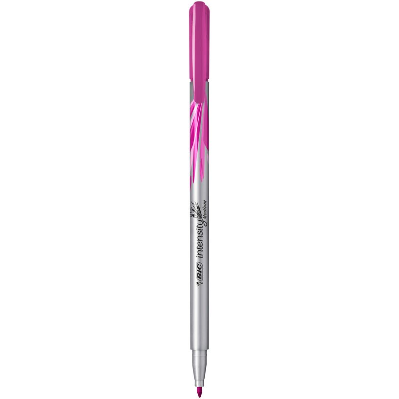 3086123514966-BIC Intensity - Feutre fin - pointe moyenne - violet clair-P_79440298_1-0