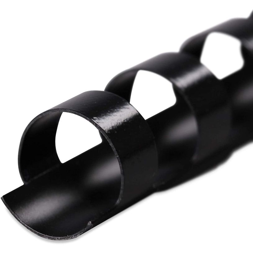 3584770910198-DSB - 25 anneaux de reliure en plastique - 16 mm - jusqu'à 120 feuilles - noir-P_79440835_2-1
